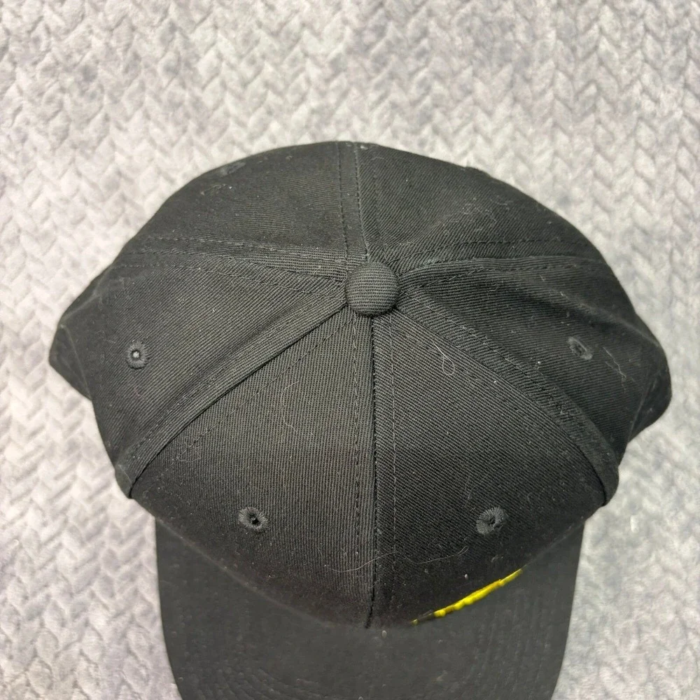 Outdoor Cap 5-hour Energy Black Snapback Hat OC871 Yellow Logo Baseball Cap